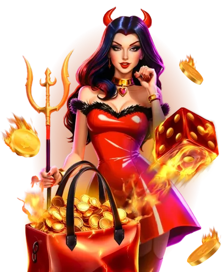 HellSpin devil with a bag of gold for the Wednesday reload